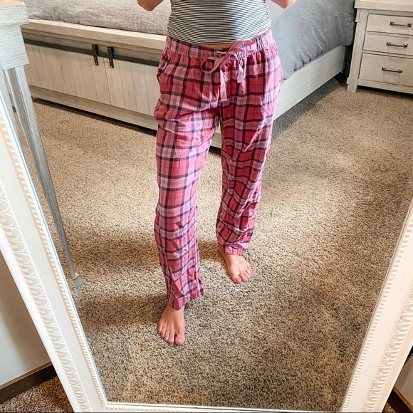 Straight Leg Pyjama Pants - Pink plaid | la Vie en Rose